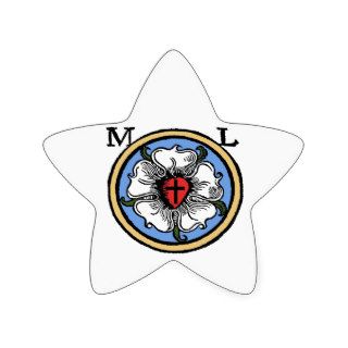 The Luther Rose Star Stickers