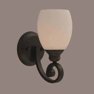 Toltec Lighting 151 6 Traditional Curl 1 Light Wall Sconce Bronze    