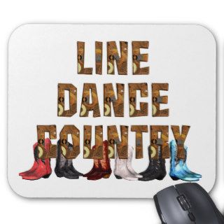 TEE Country Line Dance Mouse Pad