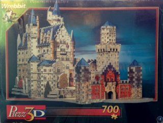 Puzzle 3D Neuschwanstein Castle 700 Pieces Toys & Games
