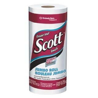 Kimberly Clark Professional 39116 Scott Jumbo Kitchen Paper Towel Roll, 11" Width x 8.78" Length, White, 176 Shets per Roll (Pack of 15)