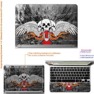 Decalrus   Matte Decal Skin Sticker for Google Samsung Chromebook with 11.6" screen (IMPORTANT read Compare your laptop to IDENTIFY image on this listing for correct model) case cover Mat_Chromebook11 153 Computers & Accessories