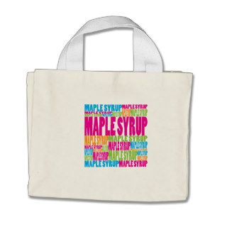 Colorful Maple Syrup Tote Bag