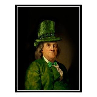 Ben Franklin, The Lucky One Print
