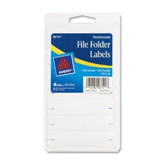 Avery File Folder Labels, 2.75 x 0.625 Inches, White, Pack of 156 (6141)  All Purpose Labels 