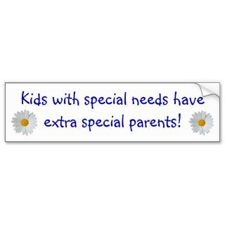 Special Needs ParentsBumper Stickers