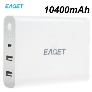 EAGET P80 10400mAh USB LCD External Battery Backup Power Bank for Tablet PC Smart Phone iPhone Samsung Nokia  Cell Phones & Accessories