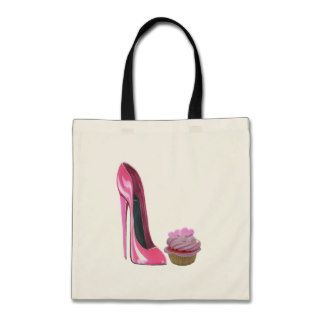 Pink Stiletto and Cupcake Bag