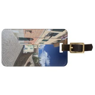 urban scene in Bogliasco, Italy Luggage Tags