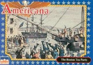 The Boston Tea Party trading card (May 10th, 1773) 1992 Starline Americana #179 Entertainment Collectibles