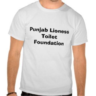 Punjab Lioness Toilet Foundation T Shirts