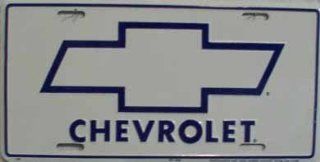 Chevy Bow Tie Embossed Aluminum Automotive Novelty License Plate Tag Sign  159 Automotive