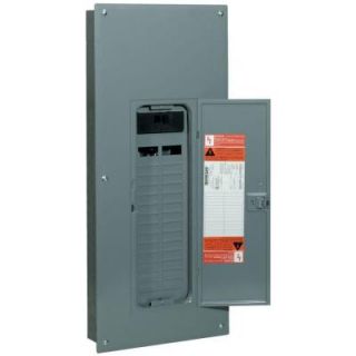 Square D by Schneider Electric Homeline 200 Amp 30 Space 30 Circuit Indoor Main Circuit Breaker Load Center with Cover HOM30M200C