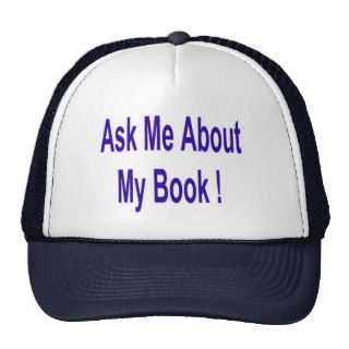 Ask Me About My Book Hats