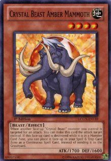 YuGiOh Legendary Collection 2  Crystal Beast Amber Mammoth LCGX EN159 (Common) Toys & Games