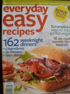 Everyday Easy Recipes   162 Weeknight Dinners (Better Homes and Gardens Special Interest Simply Publications) Jessica Christensenm Books