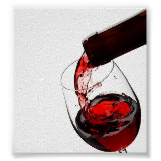 A Glass of Red Wine Poster