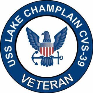 US Navy Ship USS Lake Champlain CVS 39 Veteran Decal Sticker 5.5" 
