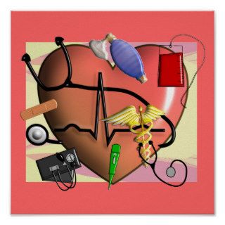 Trauma/ER  Nurse ART Poster