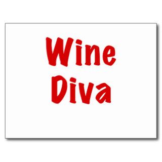 Wine Diva Postcards