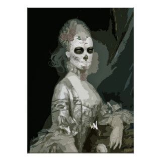 skeleton girl posters