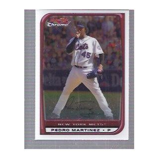 2008 Bowman Chrome #186 Pedro Martinez New York Mets Sports Collectibles