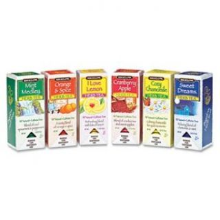 NEW   Assorted Tea Packs, Six Flavors, 28 Tea Bags/Flavor, 168/Carton   16578