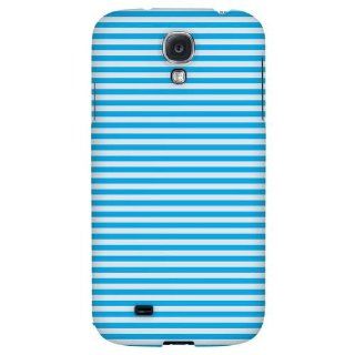 Blue/ White Stripes   Geeks Designer Line Stripe Series Hard Back Case for Samsung Galaxy S4 Cell Phones & Accessories