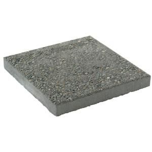 Mutual Materials 16 in. x 16 in. Square Exposed Aggregate Concrete Step Stone PV05016SQGRE