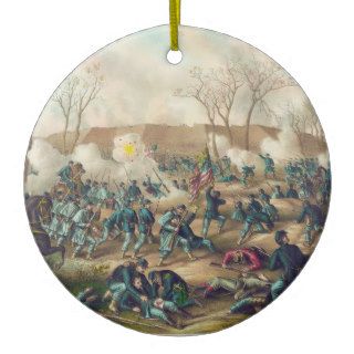 American Civil War Battle of Fort Donelson 1862 Christmas Tree Ornament