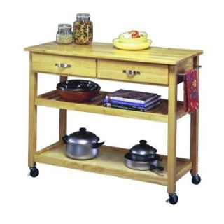 Home Styles Kitchen Cart in Natural Wood 5216 95