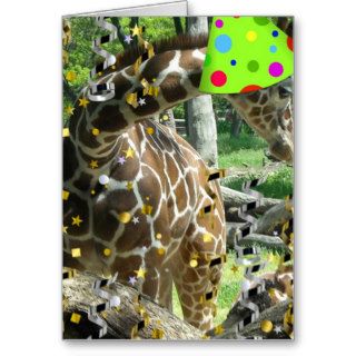 Party Animal Giraffe Cards