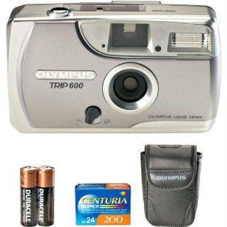 Olympus Trip 600 35MM Film Camera Kit (Includes Case, Strap, Film, Batteries and Warranty) Electronics