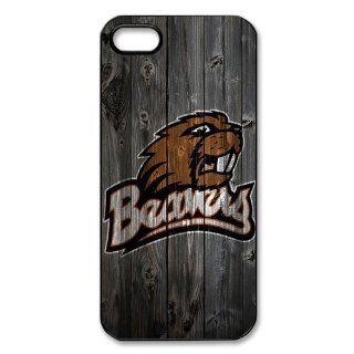 popularshow NCAA Oregon State Beavers wood logo perfect Protector Cases for Apple Iphone 5/5s Case Cell Phones & Accessories