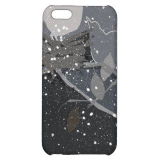 Cute Birds Nesting in Snow iPhone 5C Covers
