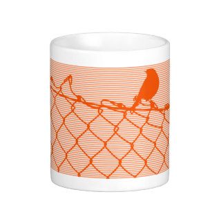 Robin Redbreast on the Wire Gift Mug