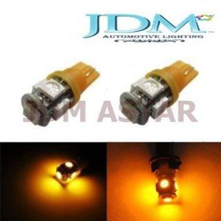 JDM Astar 4x5 SMD 168 194 2825 T10 LED Light Bulbs,Amber Yellow Automotive