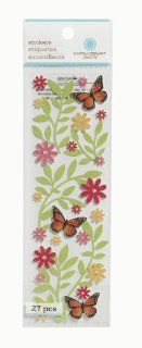 Martha Stewart Crafts Stickers, Bright Leaves and Butterfly