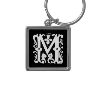 Ancient letter "M" Keychain