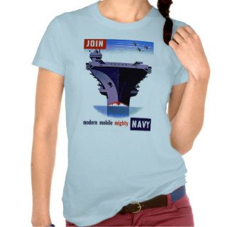 Modern Mobile Mighty Navy T shirt
