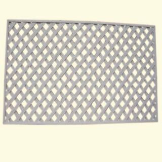 48 in. x  96 in. White Framed Lattice 01268