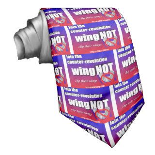 Join a counter revolution, clip a wing nut's wings neck wear