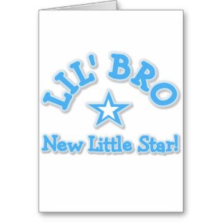 Little Brother New Little Star Tshirts Card