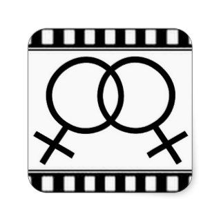 To Each Her Own Films Film Strip Logo Stickers