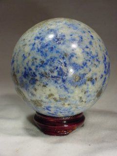 3.2" diameter Afganistan Lapis Lazuli Lapidary Sphere With stand  Other Products  