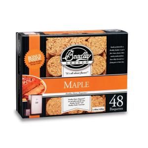 Bradley Smoker Maple Flavor Bisquettes (48 Pack) BTMP48
