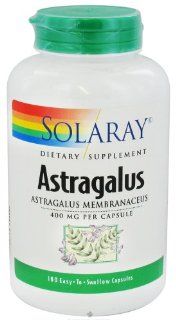Solaray   Astragalus 400 mg.   180 Capsules Health & Personal Care