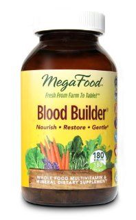 MegaFood   DailyFoods Blood Builder   180 Vegetarian Tablets Health & Personal Care