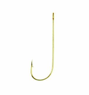 Eagle Claw 202ELF 6 Aberdeen 1X Light Wire Non Offset Fishing Hook, 50 Piece (Gold)  Sports & Outdoors
