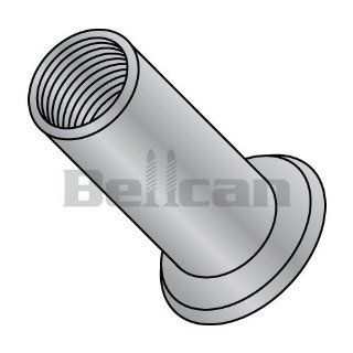 Bellcan BC XA 11180 Flat Head Threaded Insert Rivet Nut Aluminum Cleaned and Polished NON RIBBED #10 32 .180 (Box of 1000)